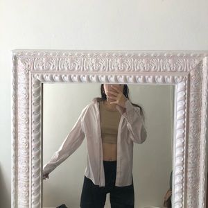 Brooks brothers pink and white button up